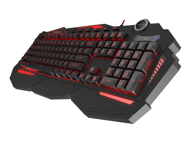 Teclado Mars Gaming MK320 Keyboard H-MECHANICAL Iluminado RGB Black -  MK320ES