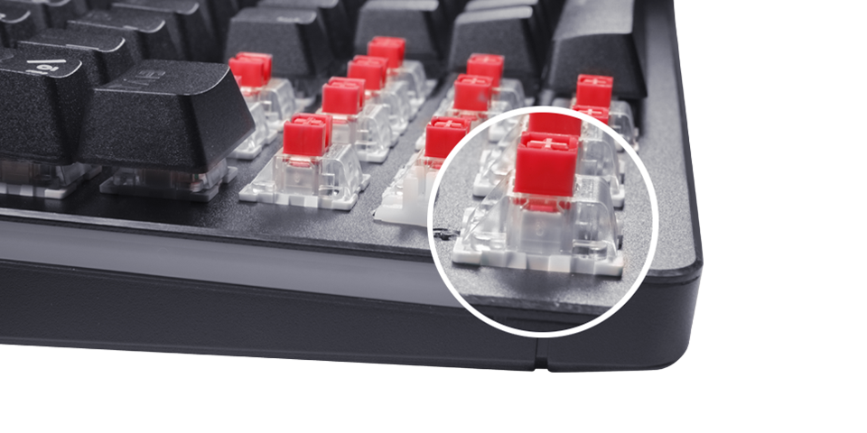 Mars Gaming MKMINI Black Red Switch - Keyboard - LDLC 3-year warranty