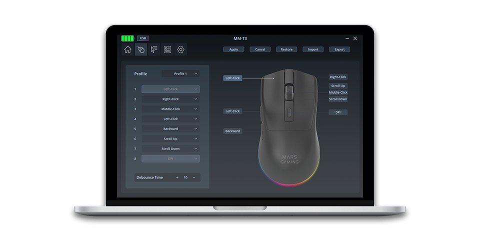 CONTROL SOFTWARE