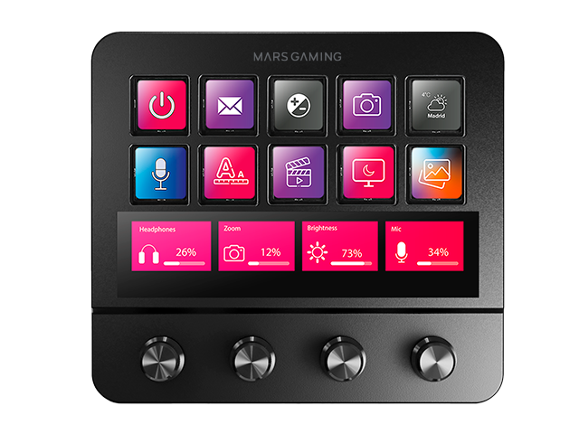 10 TECLAS LCD PERSONALIZABLES