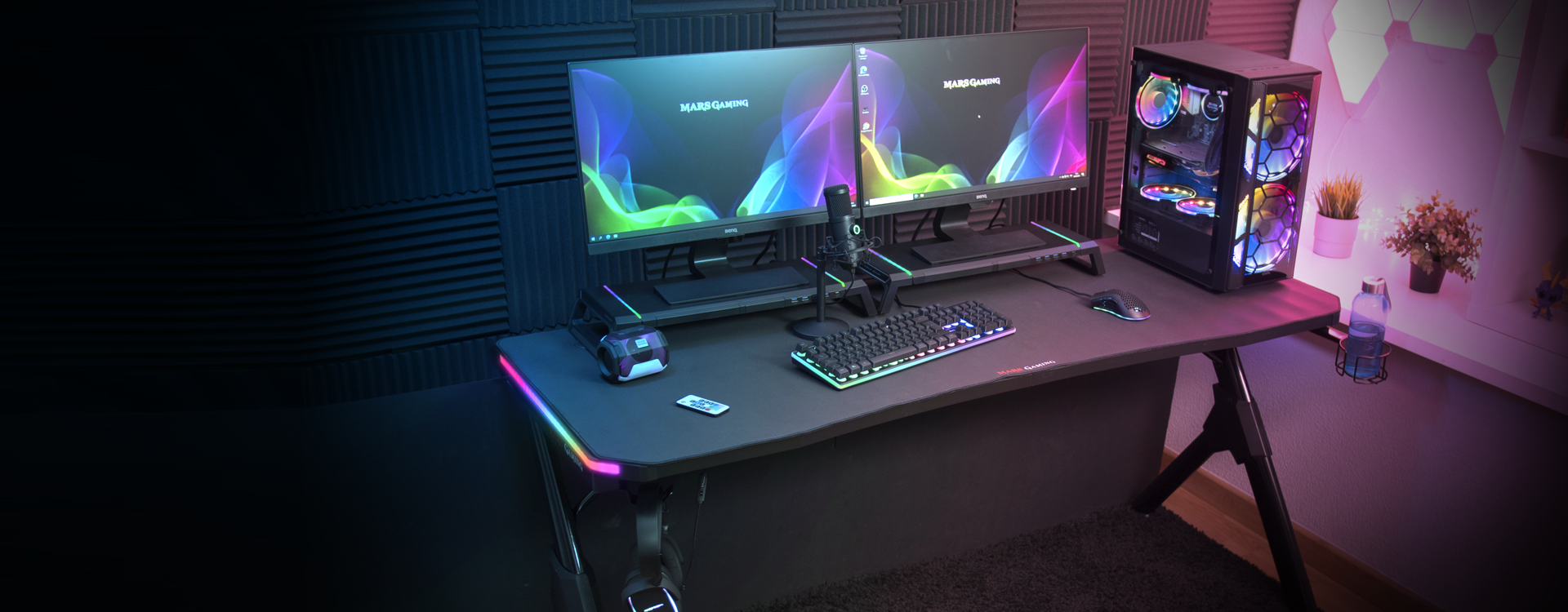 160 cm para los setups más extremos